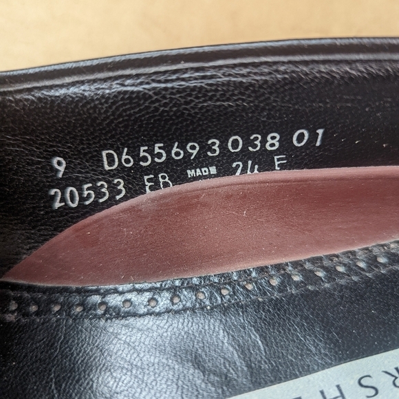 Florsheim men\'s Black Leather Brinson Wingtip Kilted Tassel Loafer Sz 9 D. New w main image 9